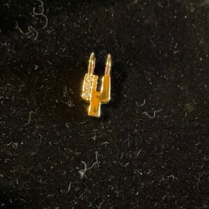 Avon (1990) Vintage Add on letter “y” Gold/Crystal